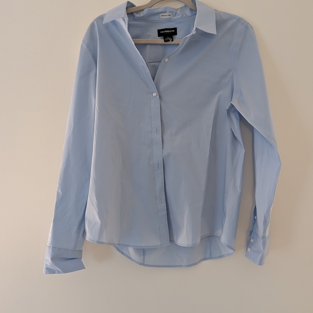 Liz Claiborne Men's Light Blue Dress Shirt